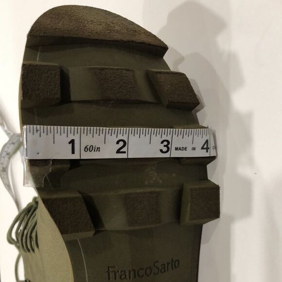 Boots, Franco Sarto, Olive Green, Size 7 - Picture 11 of 12